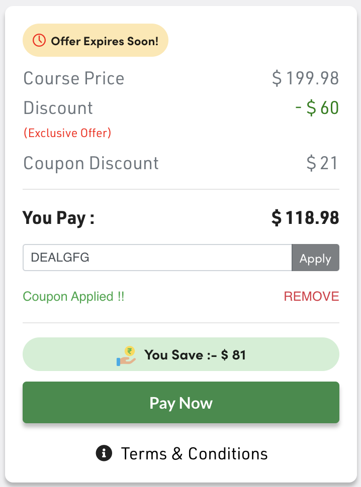 gfg system design live course discount proof